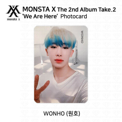 MONSTA X 2nd Album Take 2 We Are Here Official Photocard Wonho