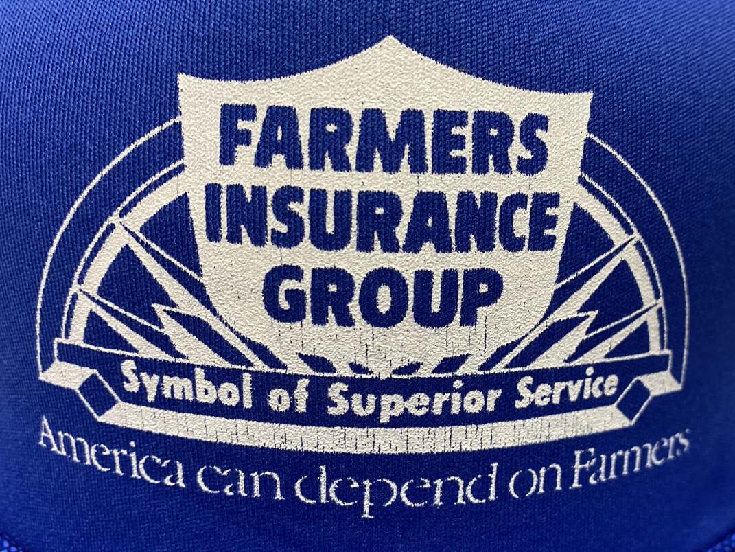 Vintage Farmers Insurance Group Foam SnapBack San Sun Trucker Hat