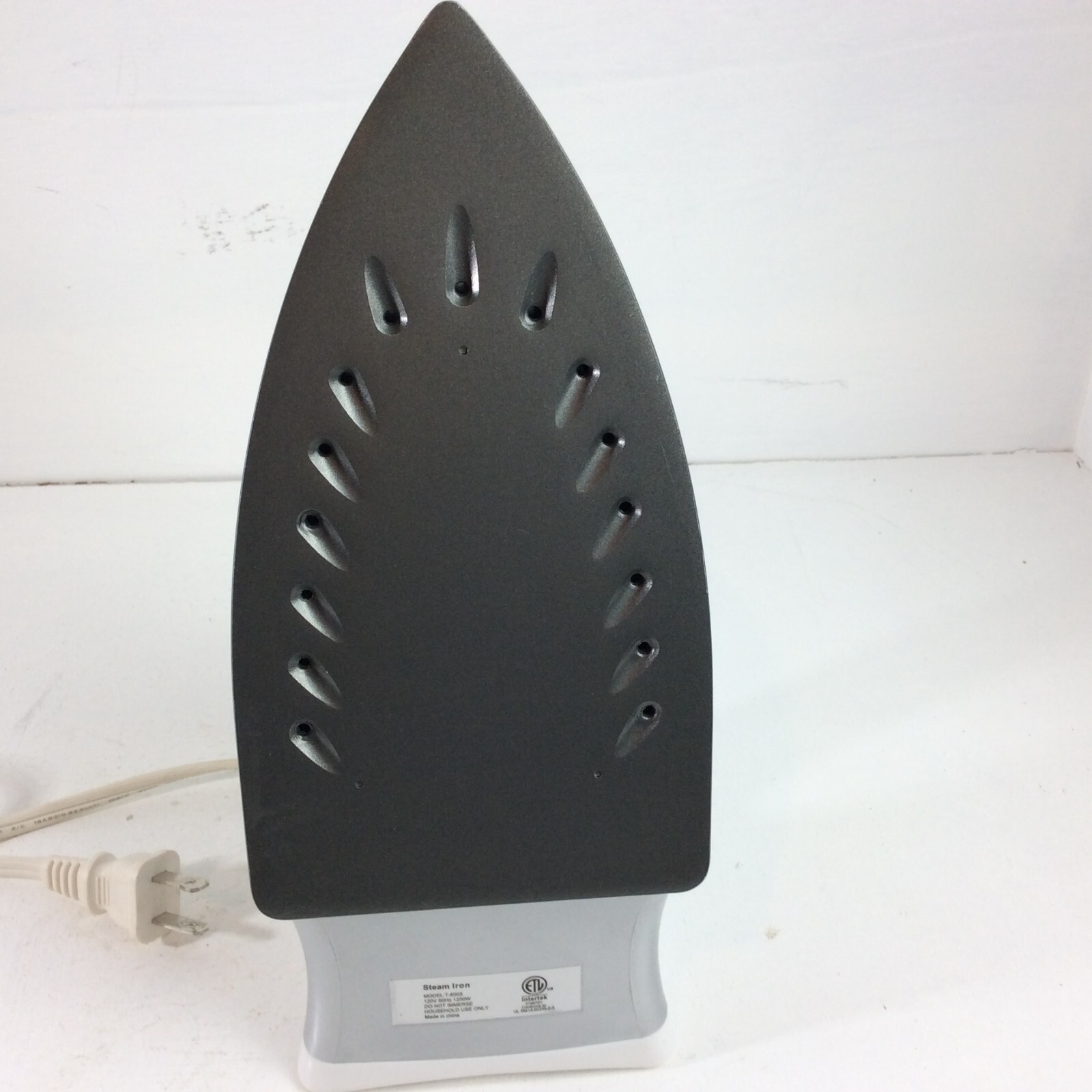 Intertek 1200W Teflon Corded Steam Iron Model T-6003 EUC