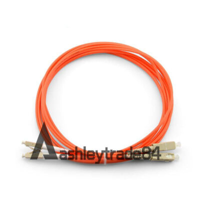 Multimode Duplex Fiber Optic Cable LC-SC 62.5/125 3 Meters #E4