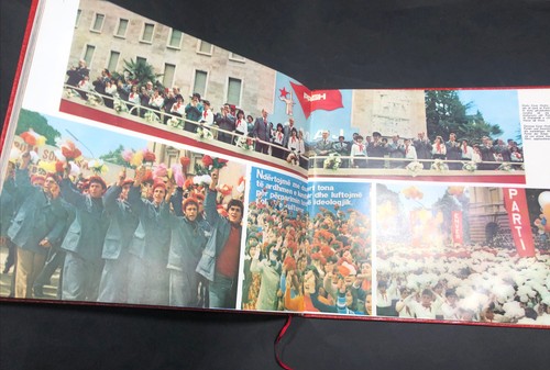 OLD ALBANIAN ALBUM BOOK-ENVER HOXHA BOOK-40 JAHRE SOZIALISTISCHES ALBANIEN-1984 - Picture 23 of 24