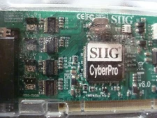 SIIG CYBERPRO JJ-P04411-s6, p093-00gbx,PCI SERIAL DUAL VIDEO DISPLAY CARD V6.0,