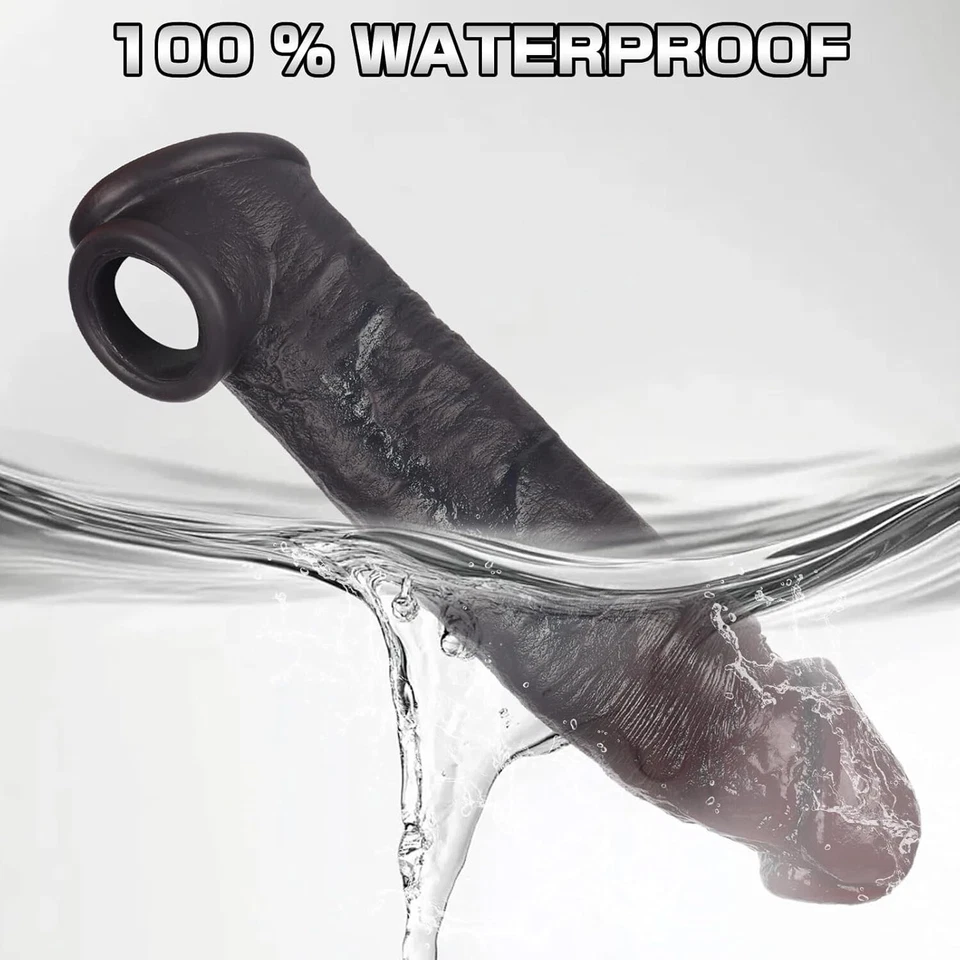 8-дюймовый мужской удлинительный ремень с полым кокетливым ремешком на удлинителе Dildo Dong Penis - Изображение 4 из 4