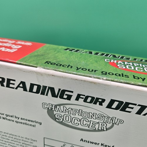 Reading For Detail CHAMPIONSHIP SOCCER Game Brand New Sealed Board Game Kids Toy - Picture 3 of 4