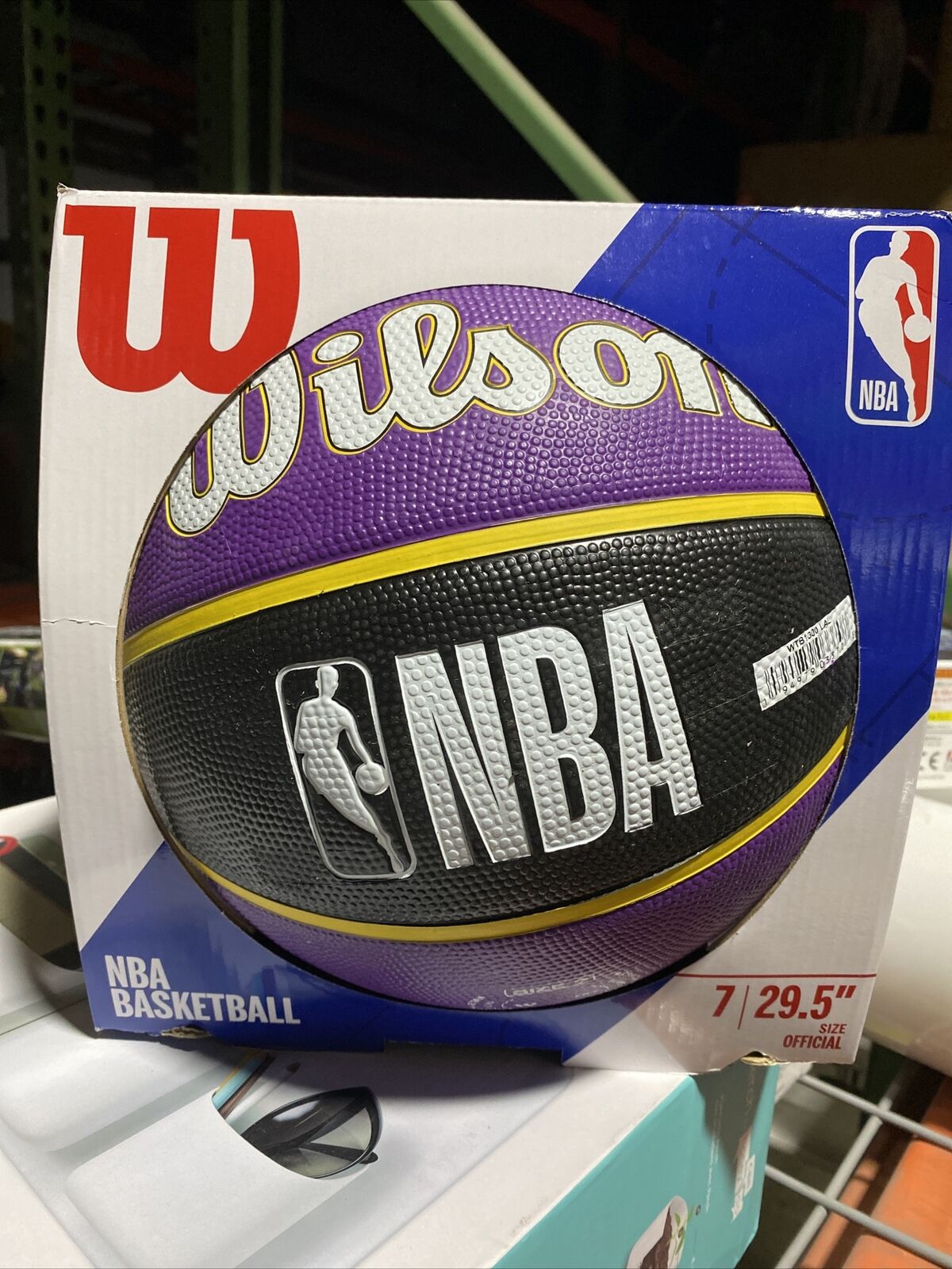 Bola de Basquete Wilson NBA Team Tribute Los Angeles Lakers WTB1300XBLAL -  N°7