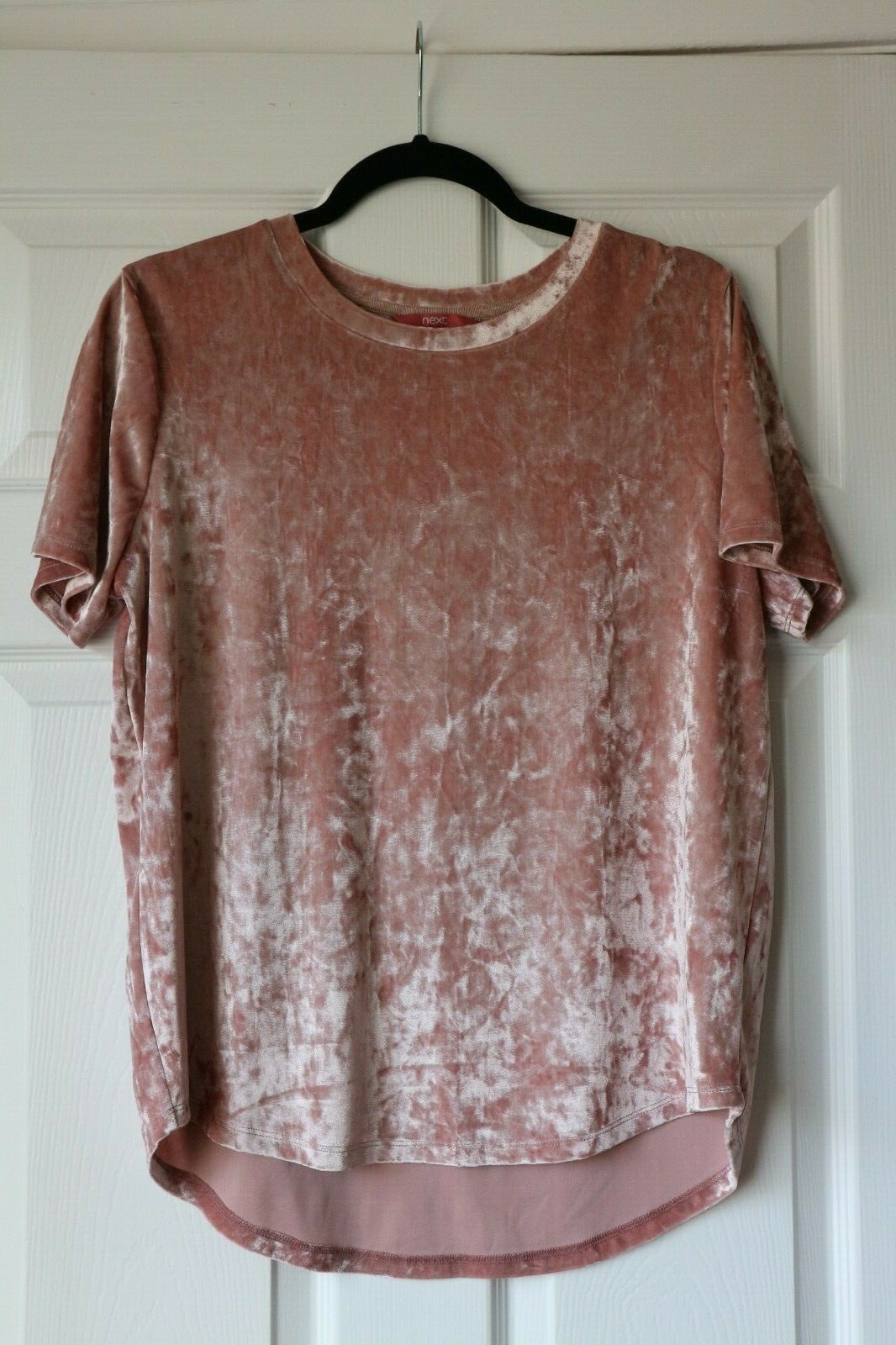 pink velour t shirt
