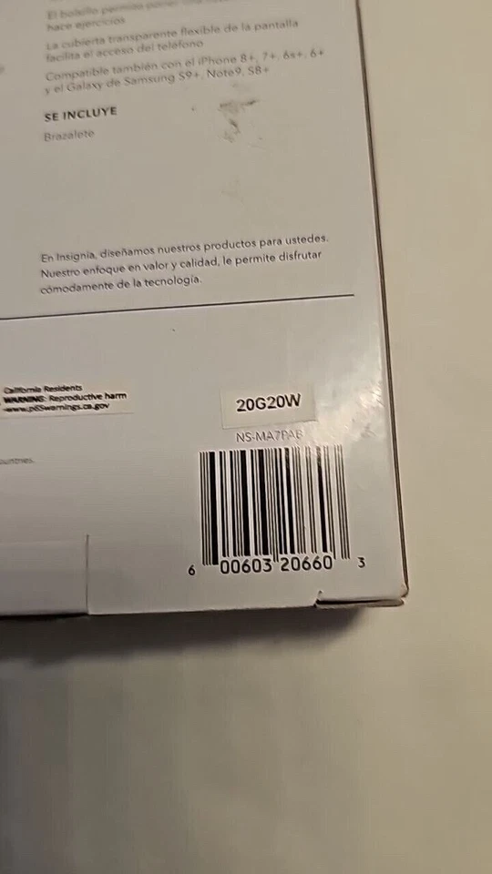 Insignia Fitness Arm Band Plus up to 6.7" iPhone XS 11 12 13 14 Pro Samsung Run - Image 2 of 4