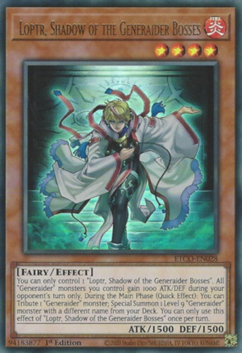 Yugioh! Loptr, Shadow of the Generaider Bosses - ETCO-EN028 - Ultra Rare - 1st E