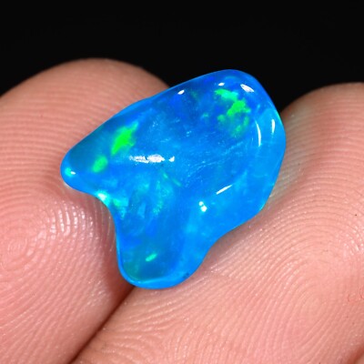 Äthiopische Paraiba Opal Nuggets Welo Poliert Rau Natürlich Edelstein 2.55 Karat