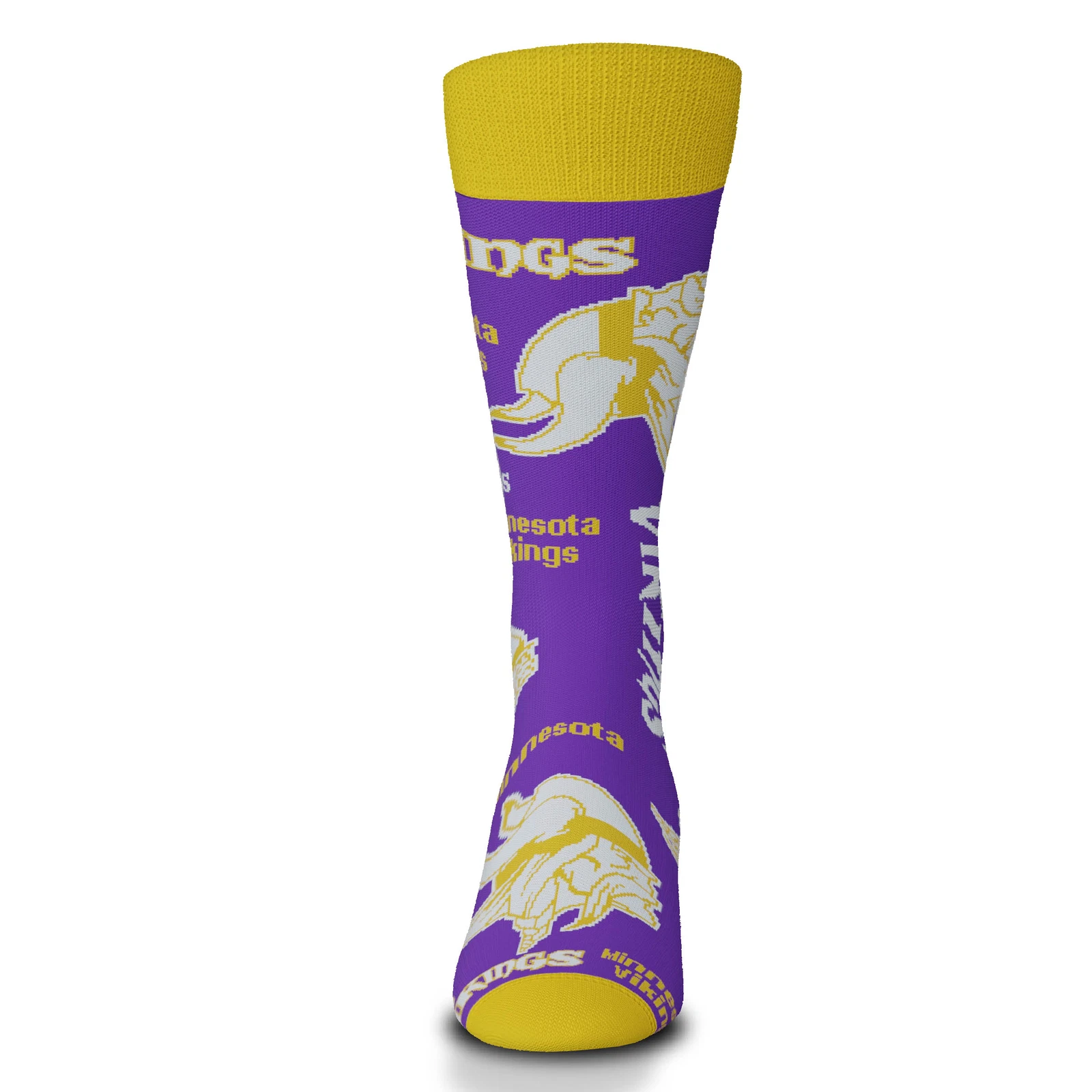 Minnesota Vikings Wall to Wall Socks