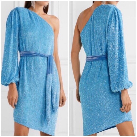 retrofete one shoulder sequin dress Ella Sequin Dress