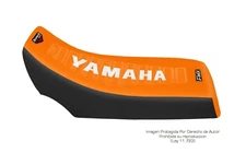 FMX SERIES SEAT COVER YAMAHA BANSHEE 350 ORANGE/BLACK/WHITE Import Fees Usa