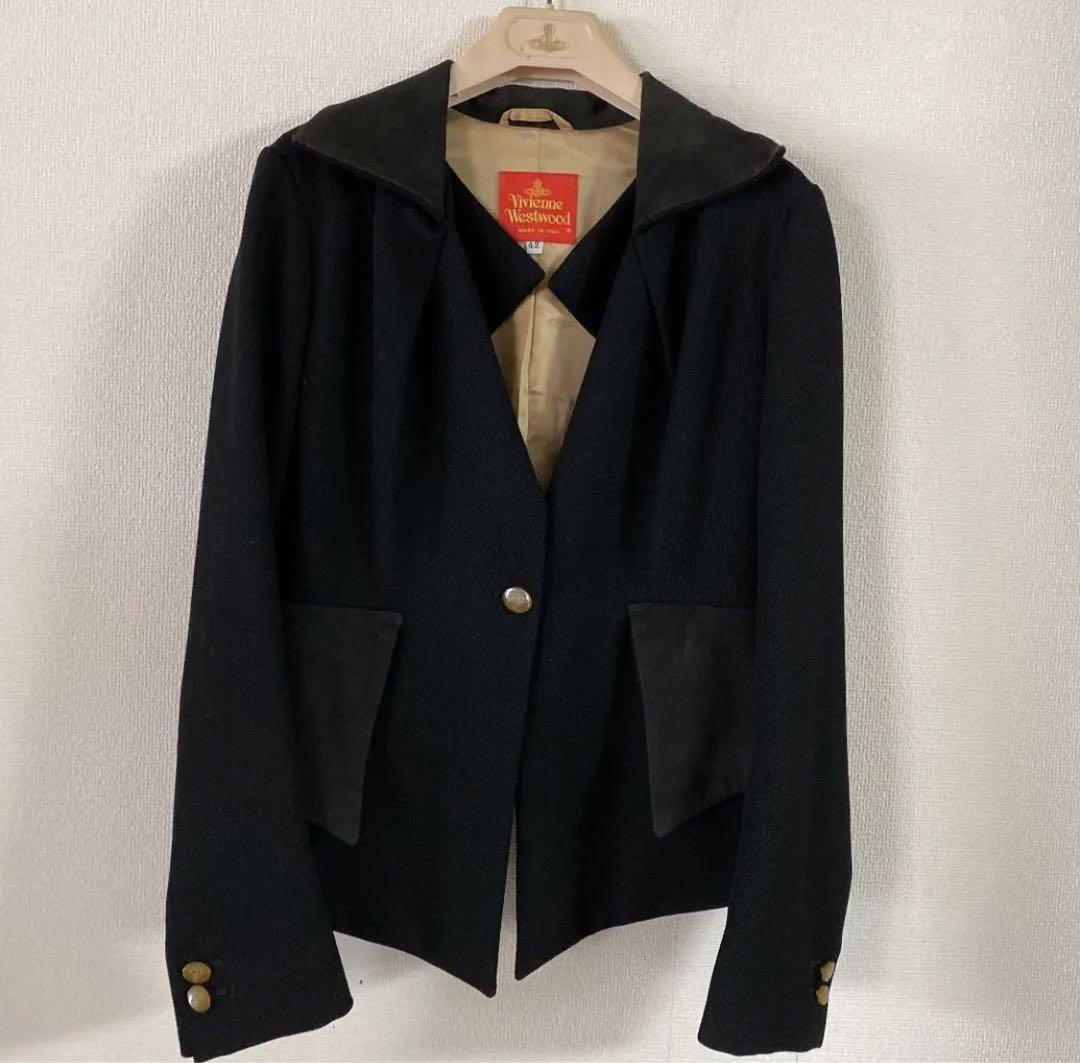 Vivienne Westwood Ladies Tailored Jacket suede collar Woman's