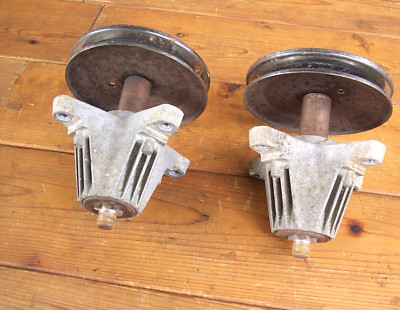 (SET OF 2) Troy Bilt MTD 918-06991 618-06991 Spindle Assembly W/Pulley FAST SHIP
