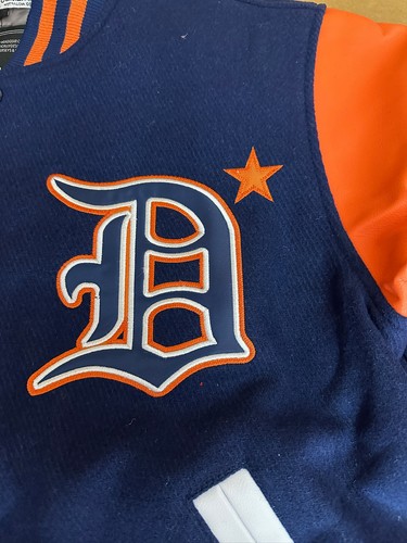 Headgear Classics Mens 1919 Detroit Stars Baseball Negro League Varsity Jacket - Picture 7 of 22