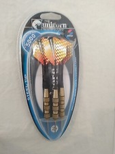 3 NEW Unicorn Precision Brass Darts Steel Tip Tournament 5000  24 gram