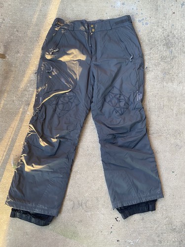 Mountain Hardwear Dry Q Snowboarding Pants Mens Large Gray Insulated Snow Ski - Picture 5 of 14