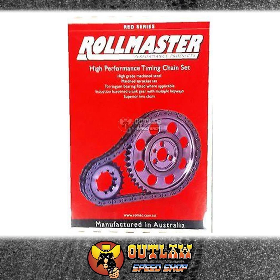 ROLLMASTER DOUBLE ROW TIMING CHAIN SET FITS CHEV 262-350-400ci - CS1000