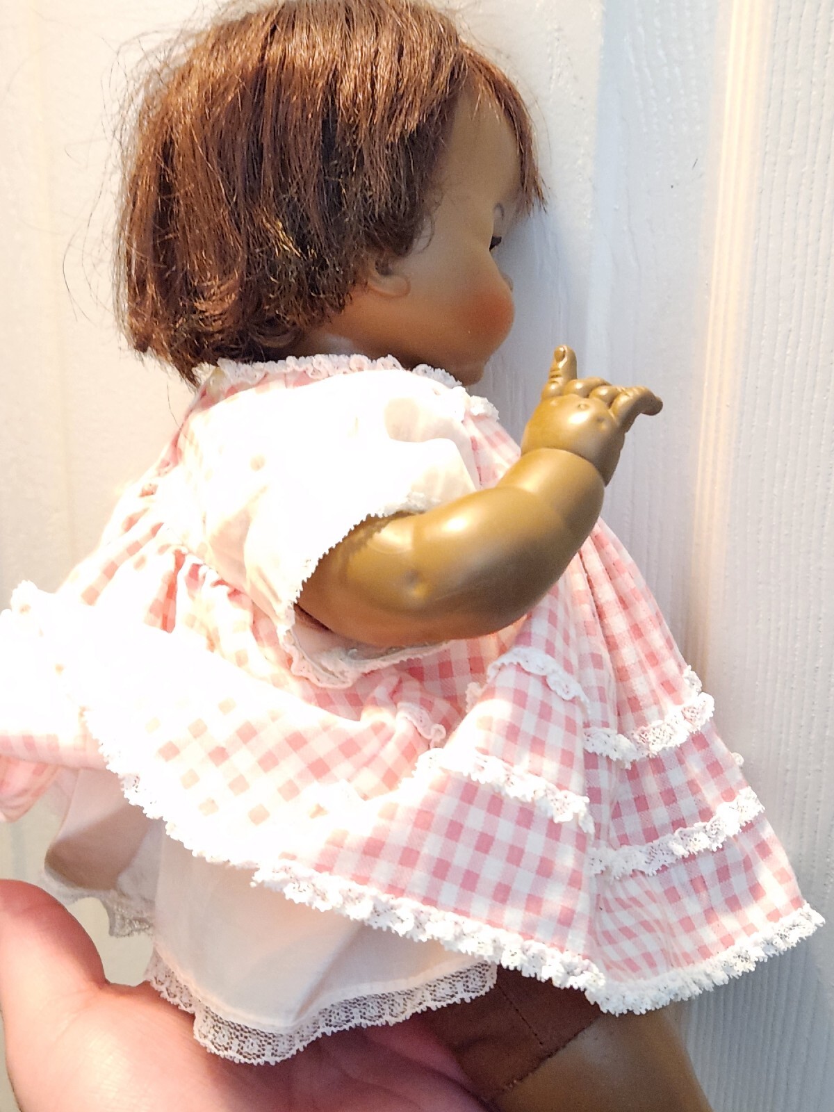 Madame Alexander "Baby Ellen" Doll - 1965 - Original Dress, Black / African-Amer