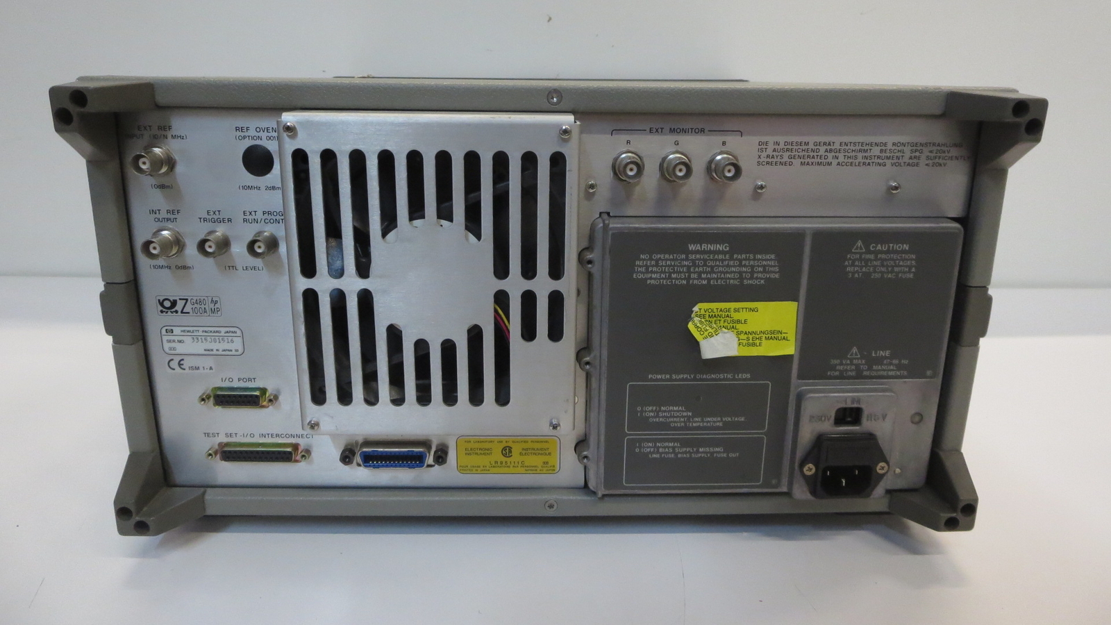 HEWLETTPACKARD 8751A NETWORK ANALYZER 5Hz 5000MHz W/OPTION 001
