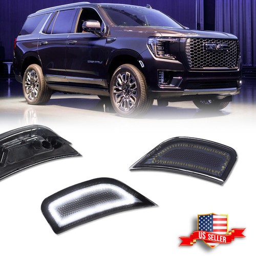 Side Marker Light White LED For 21-23 Cadillac Escalade Chevy Suburban GMC Yukon - Bild 1 von 13