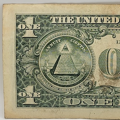 Billete de un dólar número de serie elegante de cinco de una clase 0 E50009600A pares de viaje 0s - Imagen 7 de 8
