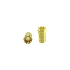 Crimp "F" Coaxial Connectors (Pack of 2)