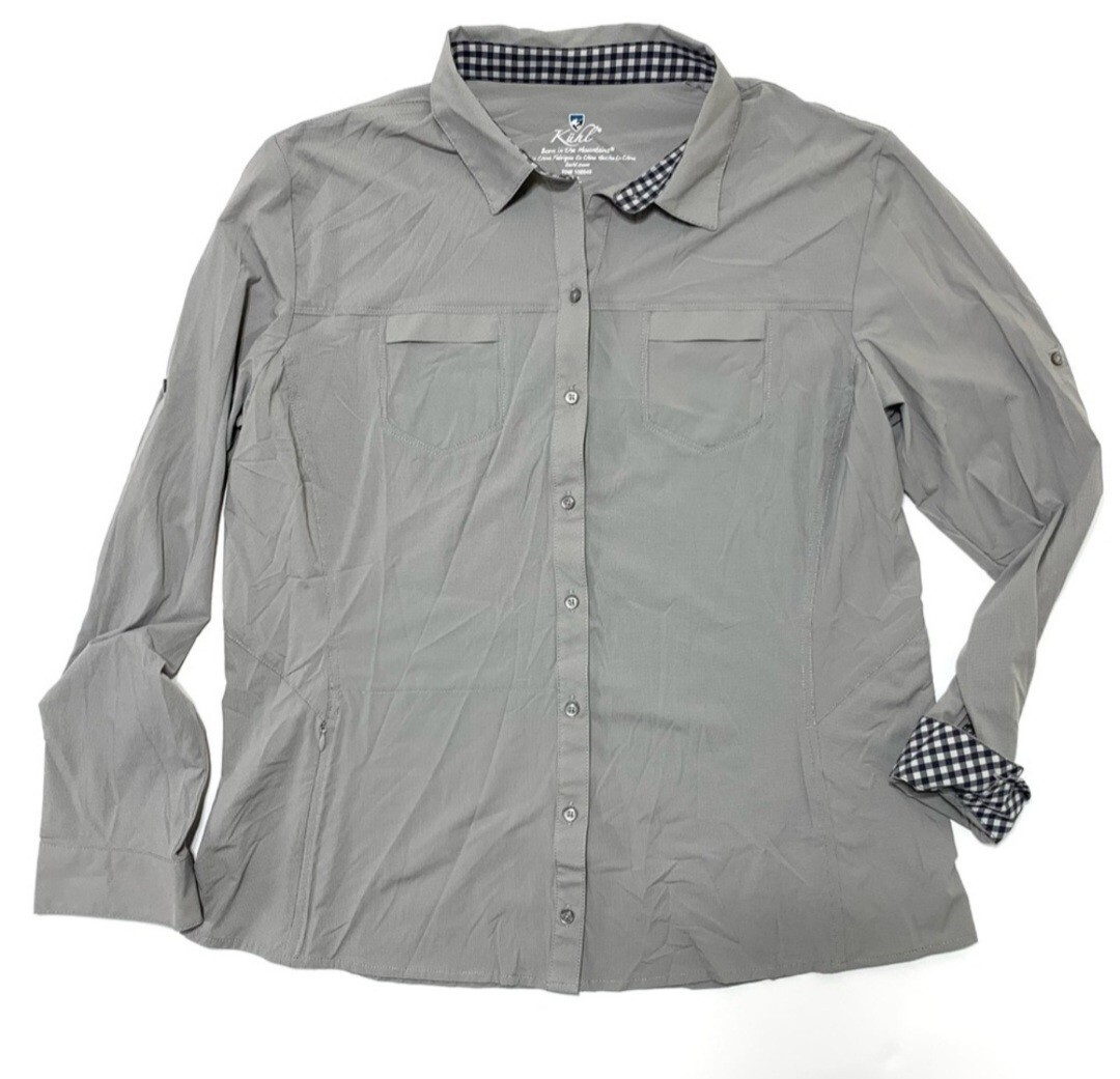 Kuhl Athletic Button Down Womens Top eBay
