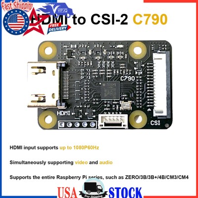 HDMI IN to CSI C0779 Expansion Board HDMI to CSI-2 C790 Module For Raspberry Pi