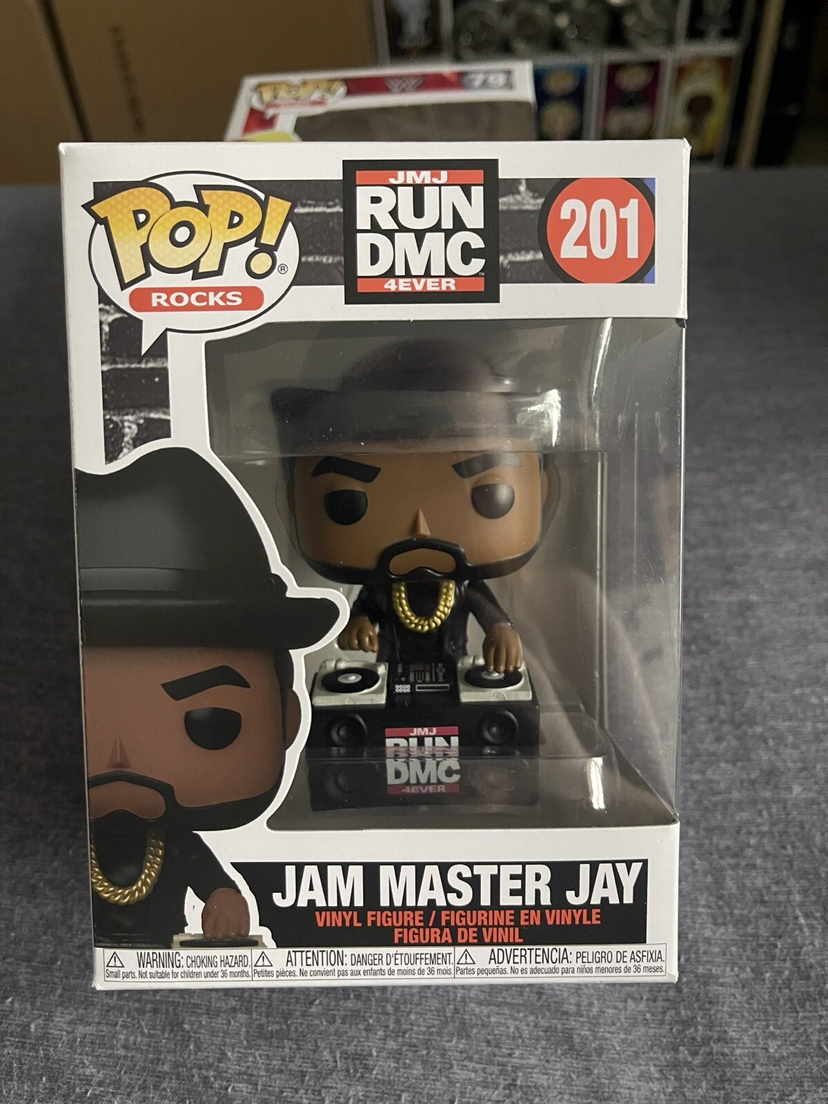 Funko Pop Vinyl Pop Rocks RUN DMC - JAM MASTER JAY #201
