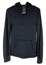 Polo Ralph Lauren Women  s XS Spa Blue Heather Waffle Knit Hoodie Pullover NWT