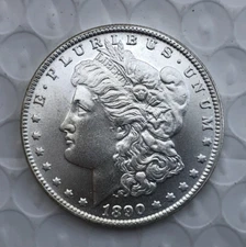 1890-cc  Morgan Silver Dollar $1 BU Brilliant - Uncirculated Condition