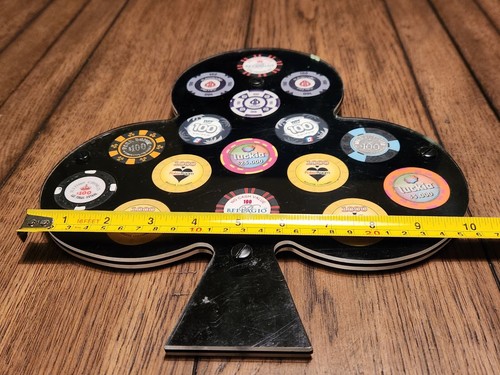 LOTTO nero Las Vegas $100 100 chip (17) Bellagio WPT Tahoe Kings Club display - Foto 16 di 18
