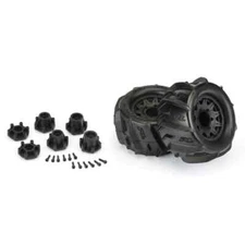 Pro-Line Dumont 2.8" MT Pre-Mounted Paddle Tires w/ Raid Wheels (Black) (2pcs)