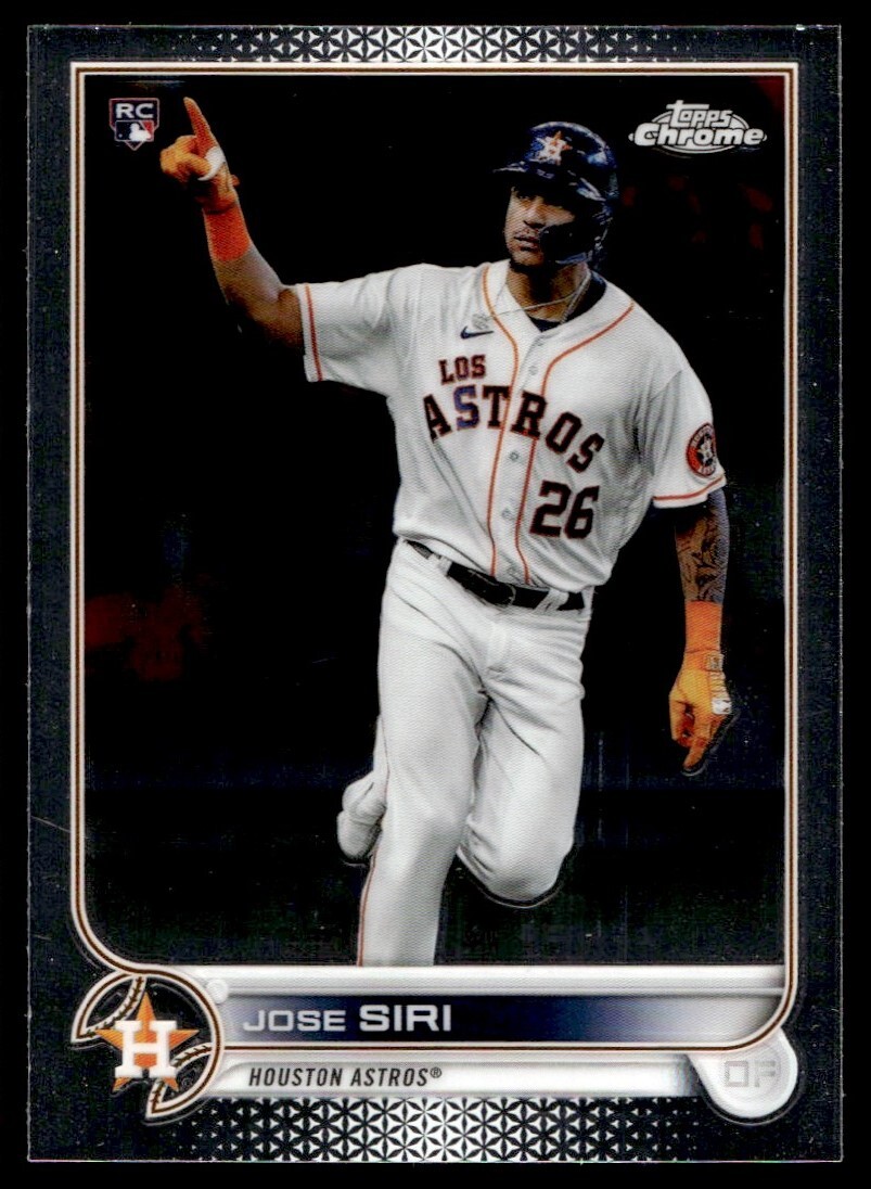 2022 Topps Chrome Jose Siri Rookie G22 Houston Astros #204