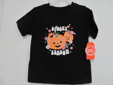 NWT 3T GIRL'S HALLOWEEN THEMED S/S SHIRT  "SPOOKY SEASON"