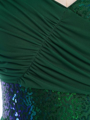 Damen Trikot Camisole Body Ballkleid moderne Kleider Bühne Strampler - Bild 62 von 71