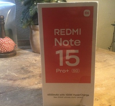 Xiaomi REDMI Note 15 Pro + 5G Black 8GB RAM - 256GB Storage-Unlocked Global New
