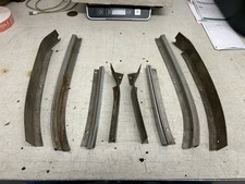 1956 56 Chrysler 300 Newyorker Windsor Stainless Quarter Panel Extension Filler 1956 56 Chrysler 300 Newyorker Windsor Stainless Quarter Panel Extension Filler