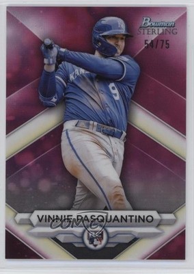 2023 Bowman Sterling Magenta Refractor 54/75 Vinnie Pasquantino Rookie RC oc2
