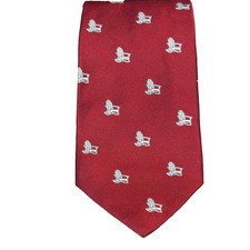 Brooks Brothers Adirondack Chair Country Club Tie Red Silk USA Made Woven Italy