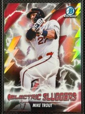 Mike Trout 2026 Bowman Chrome Electric Sluggers #ES-25 Angels