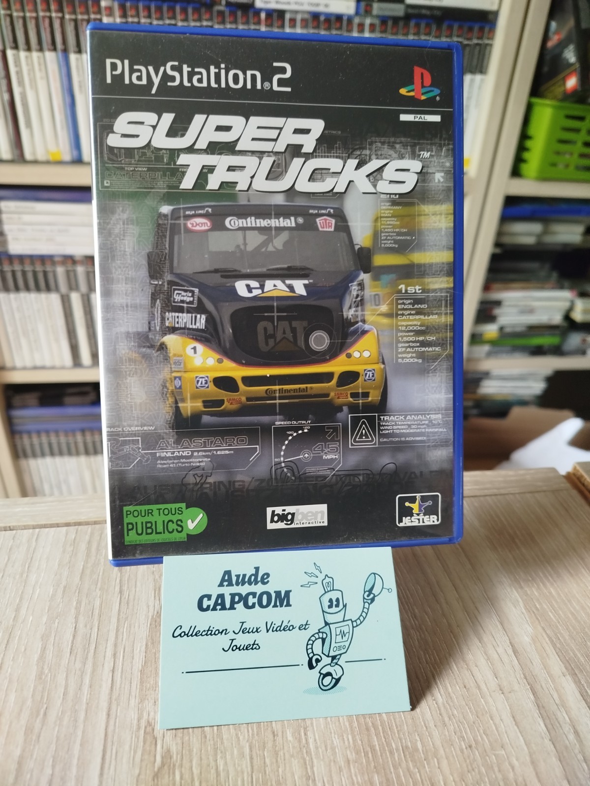 Sony PlayStation 2 PS2 Jeu Super Trucks Complet PAL FR 