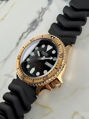 Bronze SKX -007 Automatic Dive Watch - Seiko NH35 Movement brass divers skx007