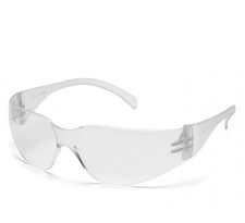 PYRAMEX INTRUDER SAFETY GLASSES CLEAR LENS GUN RANGE EYEWEAR S4110S 100 Ct