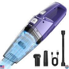 Cordless Handheld Vacuum – 8KPA Suction, Lightweight, Rechargeable for Cars &