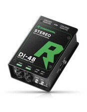 Direct Box with Dual 1/4  High-Impedance Stereo Inputs Di Boxes Active