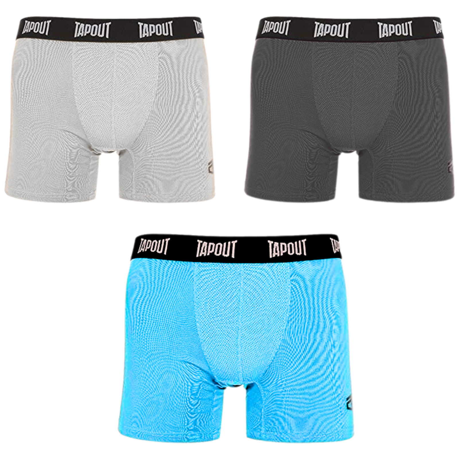 Tapout Atheletic Performance Stretch 3 Pack mens Boxer Brief Sz LG