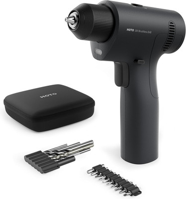 16V Brushless Power Drill with Smart Display & 50N·M Torque, LED Light