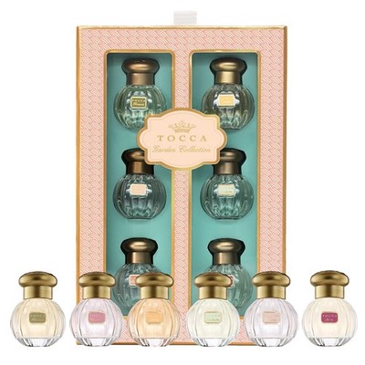 Tocca Mini Perfume Set of 6 ($90 Value) - 5ml (0.16 Fl Oz) Each, Spring Garden